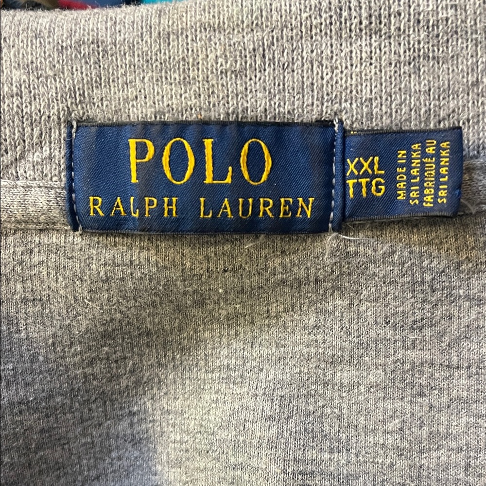 Polo by Ralph Lauren Gray Zip Up Sweater